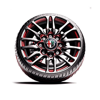 Cache Moyeux Alfa Romeo