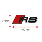 logoaudiRSarrierecoffrerearnoirblackrougered5p Carwizzy