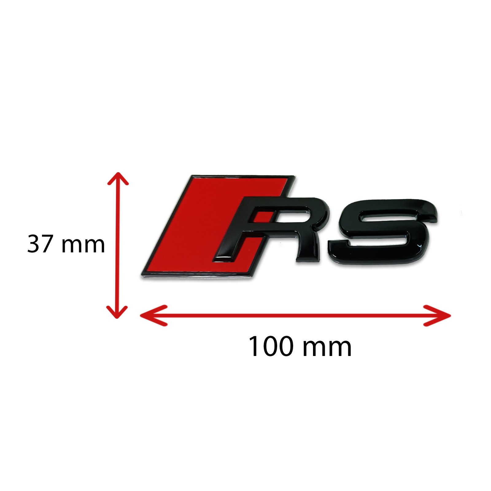 logoaudiRSarrierecoffrerearnoirblackrougered5p Carwizzy